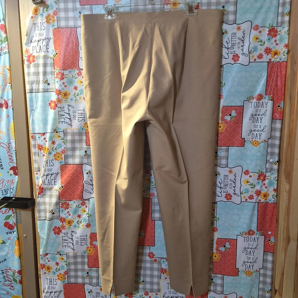 ZOZO POLISHED STRECH PANT W/SIDE ZIP
